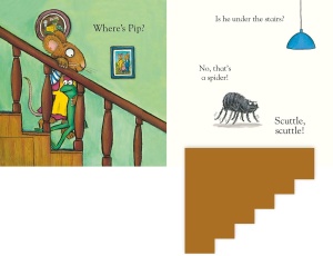Pip and Posy: Where are you? - At Bedtime- Felt Flaps, Axel Scheffler #BK560 - Img 6