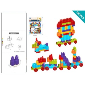 Set Cuburi de Constructie, 40 piese, multicolor #JJ5388 - Img 2