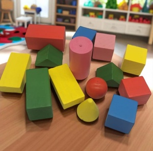 Set Cuburi de Construit din Lemn, 27 piese, multicolor #JJ5360 - Img 4