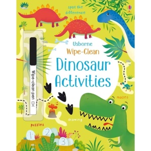 Usborne: Dinosaur Activities - Wipe Clean (with Pen) #BK459