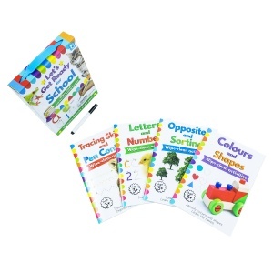 Wipe Clean: Let's Get Ready for School - 4 Book Set (Inc Pen) #BK341 - Img 4
