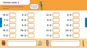 Wipe-Clean: Substraction - Pull the Tabs to Reveal the Answear #BK433 - Img 2