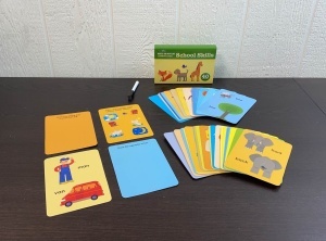 Write-On Wipe-Off Learning Cards : School Skills #BK435 - Img 2