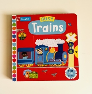 Busy Trains - Push-pull-slide - Campbell #BK518
