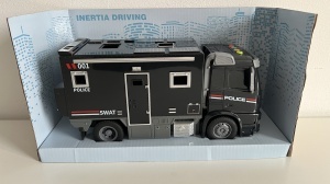 Camion de Politie SWAT cu Lumini, Sunete, Frictiune si Usi care se Deschid, 27 cm #JJ5472 - Img 5