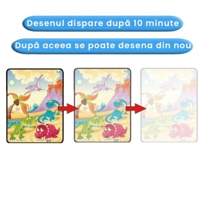 Carte de colorat cu apă - Dinozauri #JJ5062 - Img 3