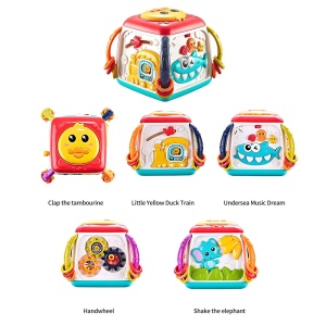 Cub Educativ Interactiv cu Activitati 6 in 1 pentru bebelusi #JJ5351 - Img 3