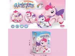 Jucarie Interactiva Unicorn Dansator cu Lumini si Muzica #JJ5439 - Img 5