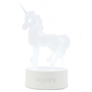 Lampa LED 3D, Model Unicorn, USB si baterii, Acril, cu Telecomanda, Lumina Multicolora, 20 cm #JJ5332 - Img 5