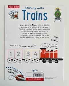 Learn to Write - Wipe Clean - Trains #BK363 - Img 9