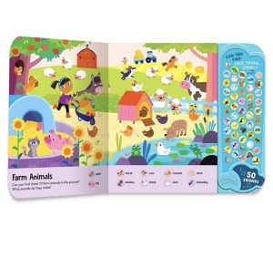 Look and Find: Animal Kingdom - 50 Button Mega Sound Book #BK534 - Img 2