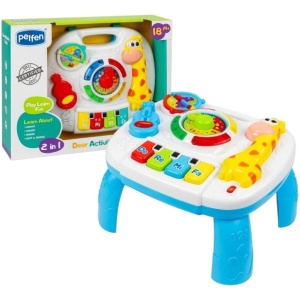 Masuta Interactiva cu Activitati pentru bebelus, Lumini, Sunete #JJ5572
