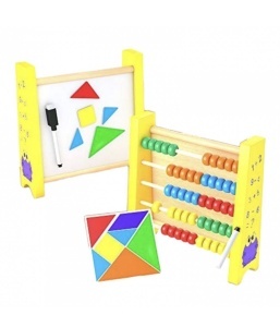 Numaratoare si Tablita Magnetica 2 in 1, Lemn #JJ5621