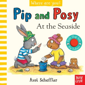 Pip and Posy: Where are you? - At the Seaside- Felt Flaps, Axel Scheffler #BK536
