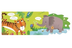 Play Hide and Seek With Tiger - Lift the Flaps- Usborne #BK555 - Img 3