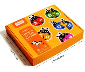 Puzzle Gărgărițe tip Montessori asociere litere și animale, 52 piese #JJ5075 - Img 4