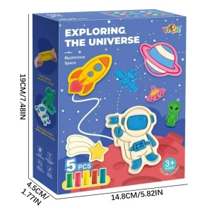Set creativ “Exploram Universul” din Plastelina, multicolor#JJ5392 - Img 5