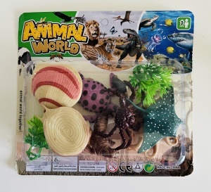 Set Figurine Animale Marine din plastic, 10 piese #JJ5260 - Img 8