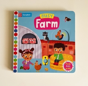 Busy Farm - Push-pull-slide - Campbell #BK522