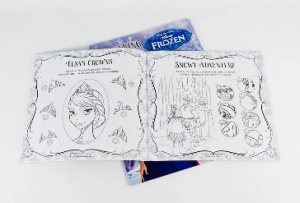 Disney Frozen: Activity Pack (Colouring book, Activity book, Sticker, pencils) #BK500 - Img 3