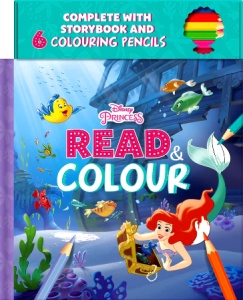 Disney Princess: Ariel - Read & Colour #BK317
