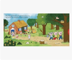 First Stories: The Three Little Pigs - Push-pull-slide - Campbell #BK525 - Img 2