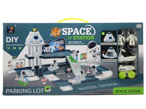 Joc de Constructie Interactiv Statie Spatiala cu Circuit si Astronauti #JJ5344 - Img 7