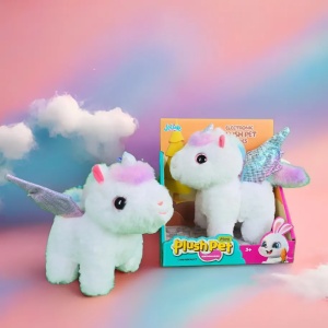 Jucarie interactiva de Plus Unicorn, Merge si da din cap, Sunete #JJ5399 - Img 3