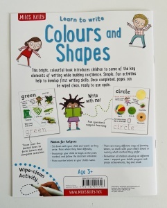 Learn to Write - Wipe Clean - Colours and Shapes #BK357 - Img 9