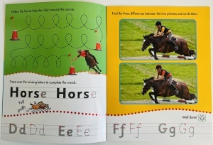 Learn to Write - Wipe Clean - Horses #BK360 - Img 3