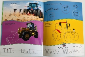 Learn to Write - Wipe Clean - Tractors and Diggers #BK364 - Img 7