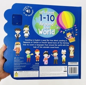 Let’s Count 1-10 Around the World - 10 Languages Sound Book #BK332 - Img 9
