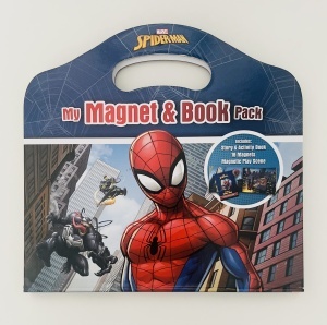 Marvel Spider-Man: My Magnet & Book Pack (Story&Activity Book, 18 magnets, Magnetic Play Scene) #BK236