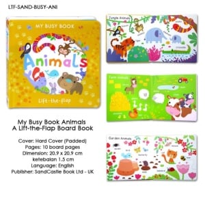 My Busy Book Animals - Lift -the -flap #BK081 - Img 6