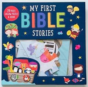 My First Bible Stories - Book and 28 pcs Jigsaw Puzzle #BK061 - Img 1