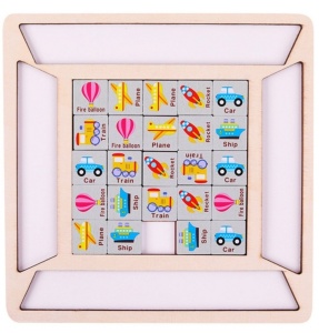 Puzzle Lemn - Perechile, multicolor #JJ5380