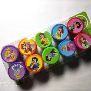 Set 10 Stampile copii, Model Printese din Desene, multicolor#JJ5185 - Img 2