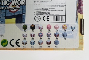 Set Cuburi Magnetice, Constructie 3D, 76 piese, Model Castel #JJ5583 - Img 5