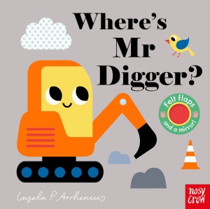 Where’s Mr. Digger? - Felt Flaps and Mirror #BK181 - Img 10