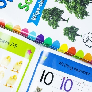 Wipe Clean: Let's Get Ready for School - 4 Book Set (Inc Pen) #BK341 - Img 8