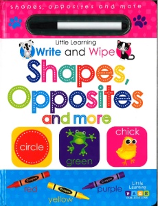 Write and Wipe - Shapes, Opposites and More #BK211 - Img 1