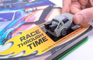 🌈Oferta Zilei❗️ Back to The Future: Race Through Time - Wind-up Delorean Car #BK273 - Img 2