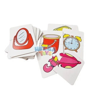 Joc Puzzle Asociere cu 2 piese mari, 16 seturi, Obiecte #JJ5674 - Img 2