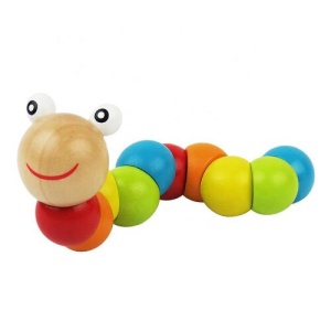 Jucarie Omida de Lemn, Multicolor #JJ5372 - Img 3