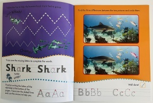 Learn to Write - Wipe Clean - Sharks #BK362 - Img 2