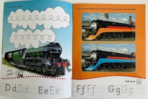 Learn to Write - Wipe Clean - Trains #BK363 - Img 3