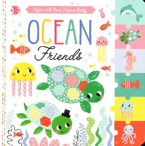 Ocean Friends - Pull-Out double-sided Jigsaw Book #BK053 - Img 1