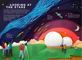 Paper World: Space - Lift-the-Flaps & Peek Through Big Book #BK173 - Img 5