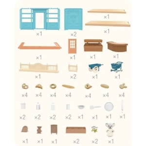 Set Brutarie pentru Papusi cu Mobilier si Figurine #JJ5172 - Img 6
