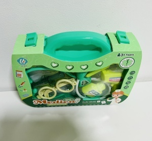 Set Trusa Medicala in Gentuta cu Ochelari, Stetoscop si Accesorii Medicale, 13 piesePlastic #JJ5522 - Img 8